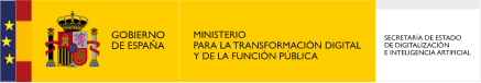 Ministerio para la trasformación digital y de la fundación pública